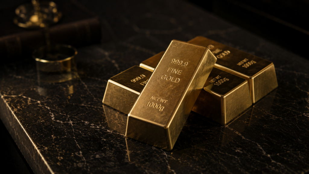 valor lingotes de oro