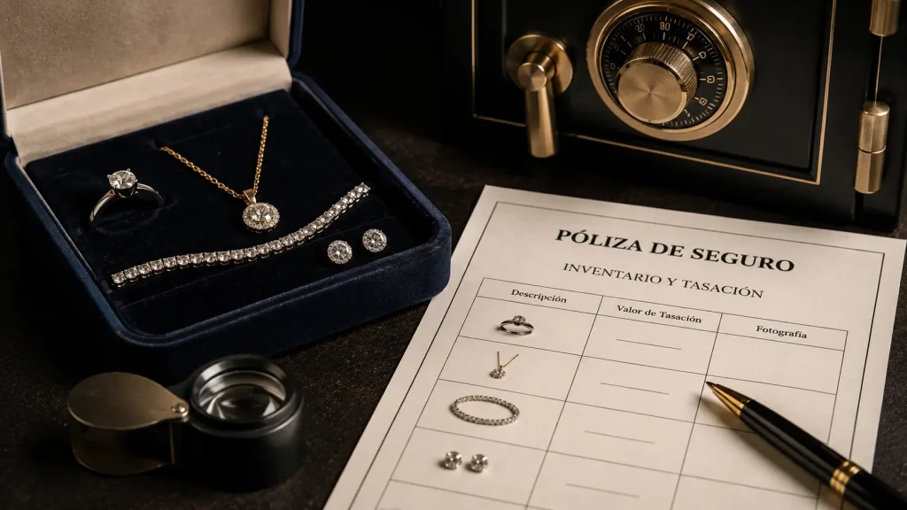 cómo asegurar joyas correctamente